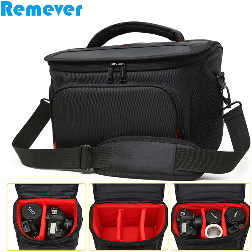 

New Arrival Oxford Fabric Shoulder Bags Handbags with Strap for Canon Nikon Cameras Lens Accessories