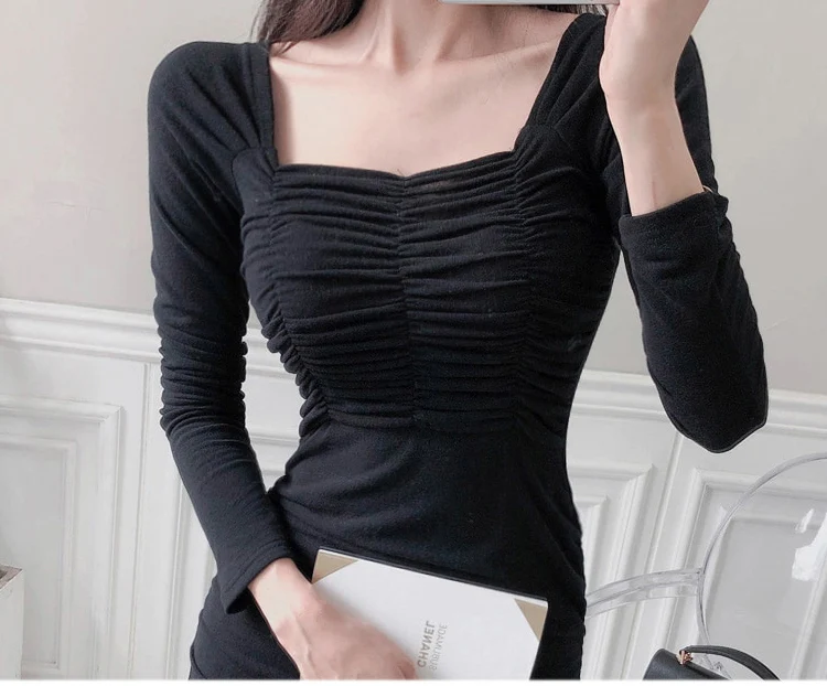 High quality Elegant 2019 Fall Irregular Autumn Winter Women Fish Ruffle Dresses Sexy Hip Packed Long Sleeve Slim Mini Dress | Женская