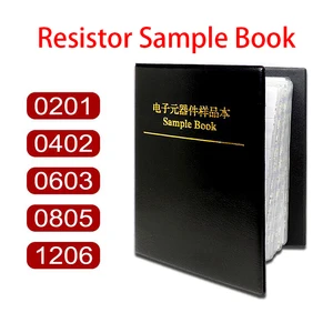 4250PCS 8500PCS 8850PCS 0201 0402 0603 0805 1206 Resistor Sample Book 1% SMD Assorted Kit 10K 100K 1K 1R 100R 220R