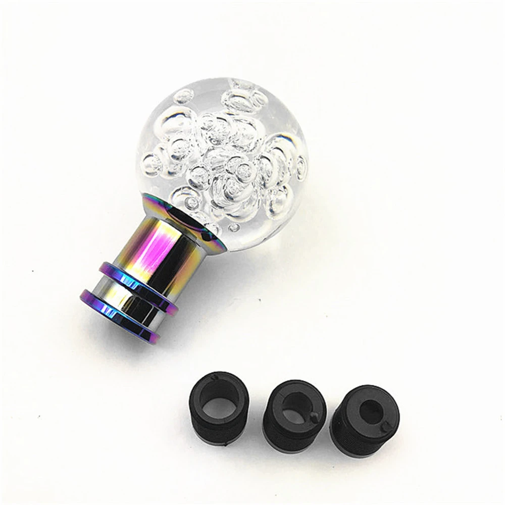 Ручка переключения передач White AT MT автомобильная ручка из прозрачной смолы |