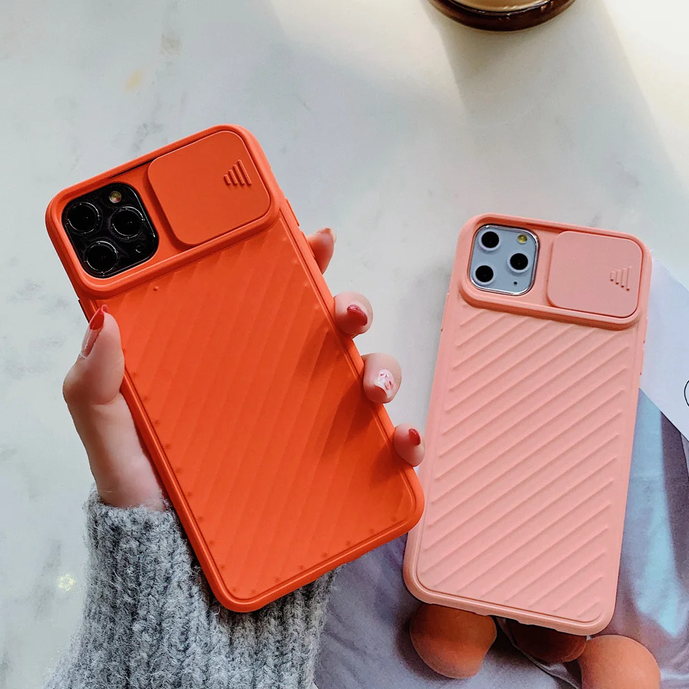 Защитный чехол для iPhone 11 12 Pro Max XR XS 7 8 Plus SE 2020 однотонный Мягкий силиконовый