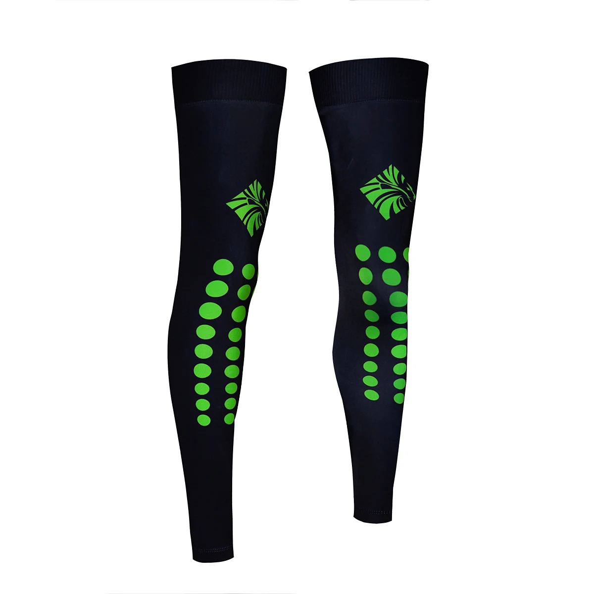 

Уличные Компрессионные Леггинсы Geeklion для бега, подогреватель для ног с мячиками, быстросохнущие пользовательские рукава для ног