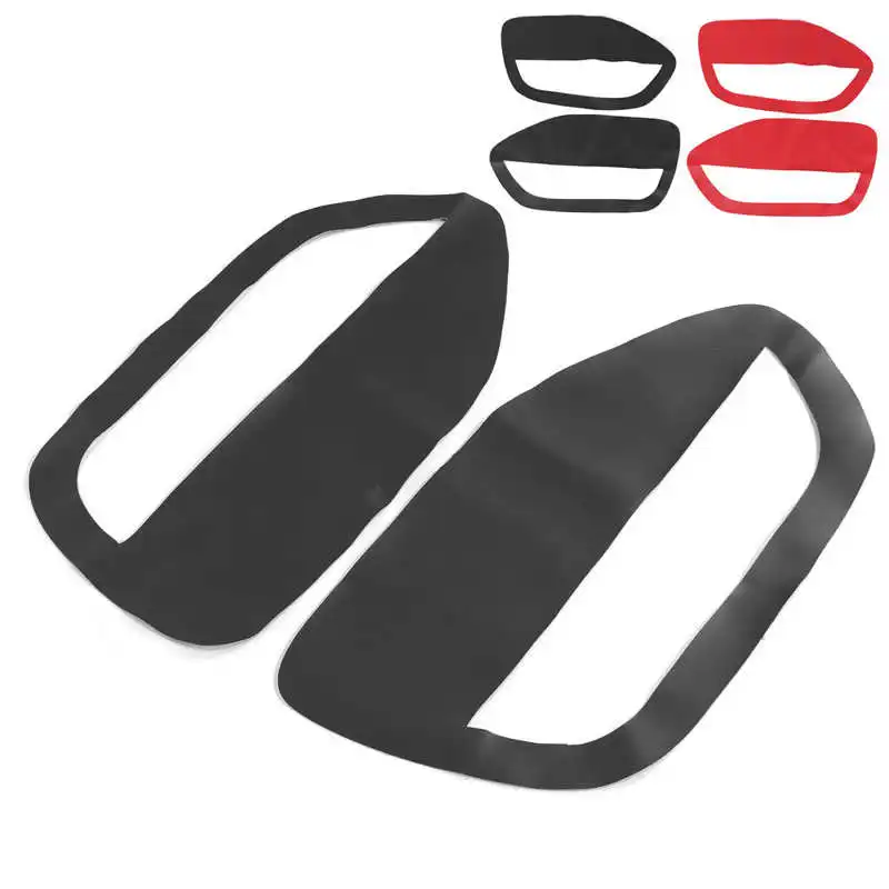 2 шт. кожаные вставки для панели автомобильной двери Синтетический Чехол Для Ford