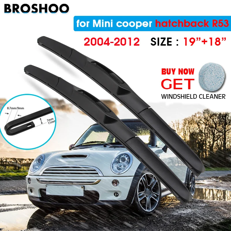 Car Wiper Blade For Mini cooper hatchback R53 19