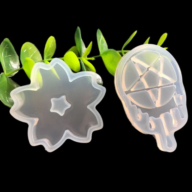 

11 Styles Uv Resin Pendant Mold Silicone Mold for Resin Moon Star Shape Jewelry Making Tools