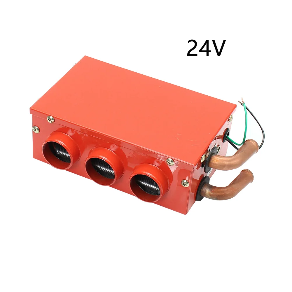 

Low Noise Car Heater Vehicle Demister Accessories Interior Defrosting Metal 3 Holes Plumbing Truck Winter Windscreen Universal