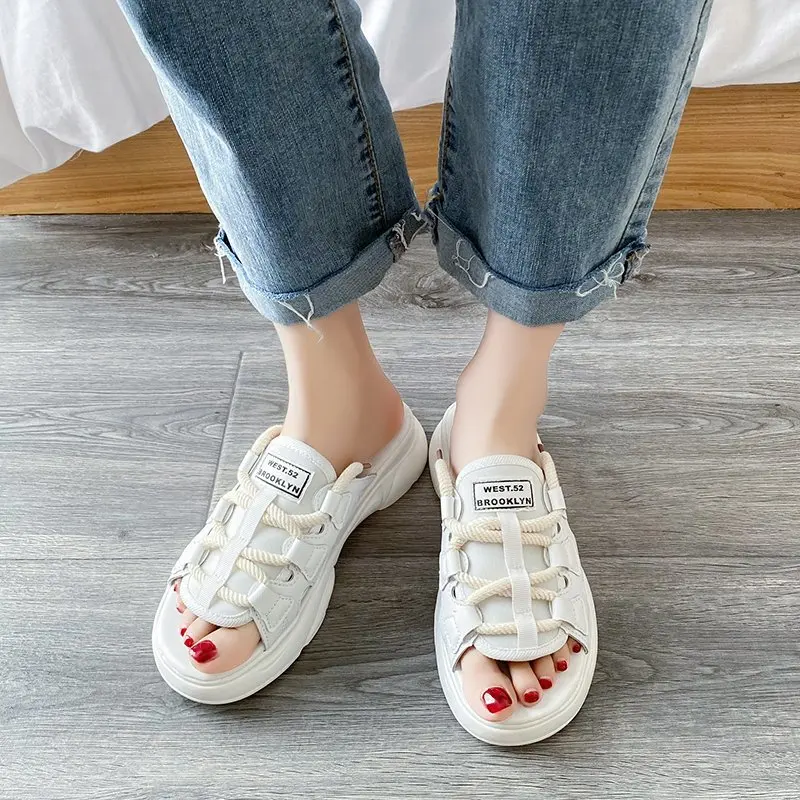 

2021 Summer Ladies Slippers Slippers Casual Beach Slippers Comfortable Slippers Flat Ladies Shoes Women Slippers Women Sandals