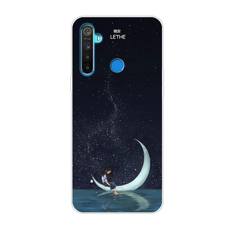 Силиконовый чехол для OPPO Realme 5 чехол милый Тигр мягкий ТПУ чехол для OPPO Realme Q задний Чехол Realme 5 Pro чехол для телефона s Capa