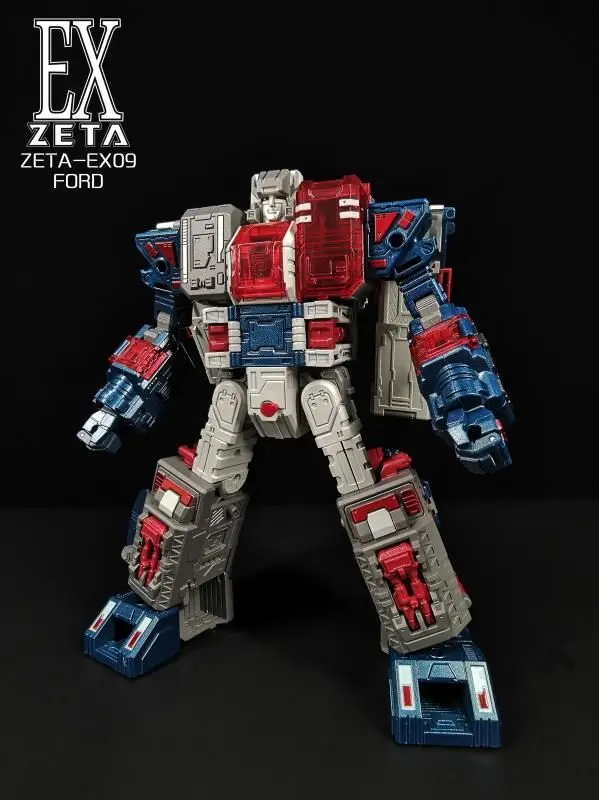 Transformation ZETA-EX09 FORD Ford Transformer KingG1 Big Mac Electroplated Color Limited Edition Gift doll deformation robot | Игрушки и