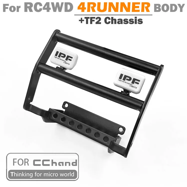 Сирена в металлическом корпусе с передним Бампером для RC4WD TF2 4runner корпус +