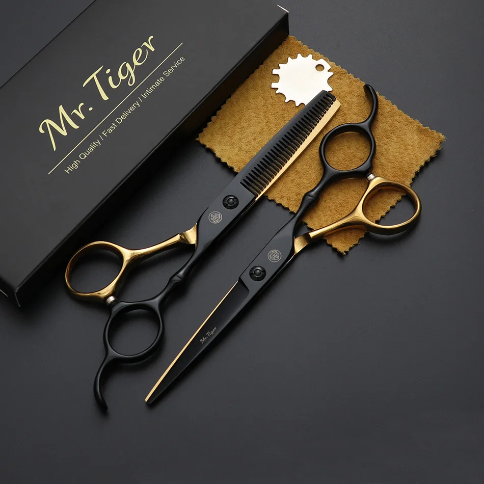 

New Set 6.0 5.5 Salon Hair Cutting Scissors Hairdressing Professional Hair Scissors Thinning Shear Barber Scissors Haircut Razor