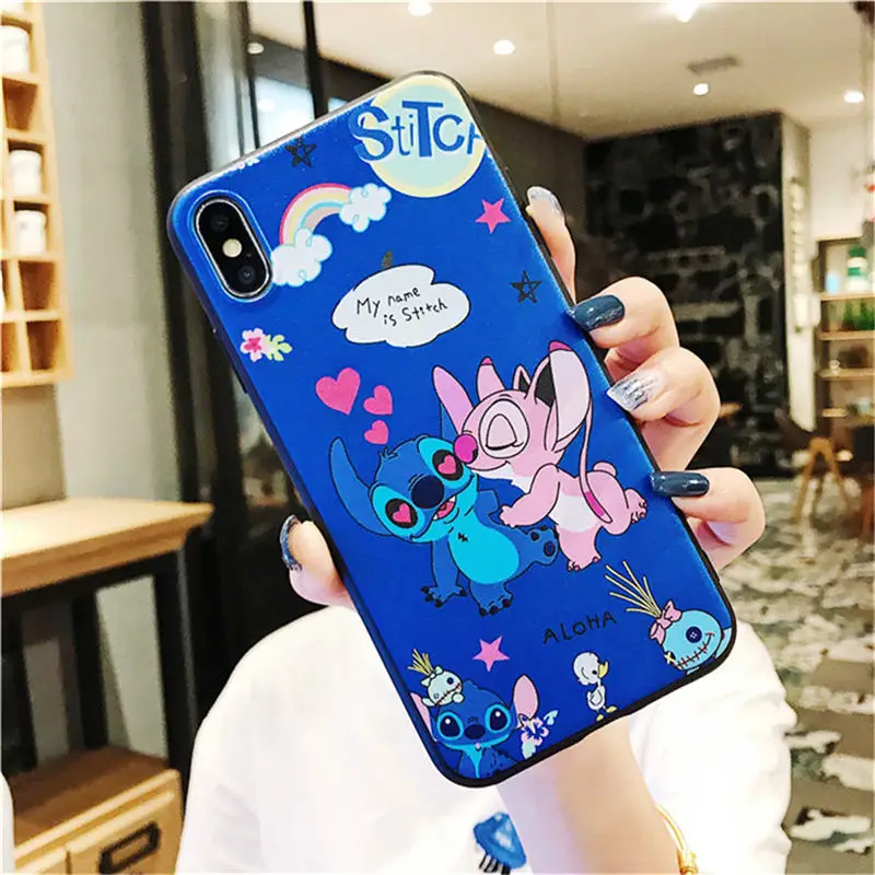 Pure Stitch 2 Чехол для iphone 8, 7 Plus, X, 6 S, 6 Plus, для iphone 6, X, Xs, Max, Xr, мягкая задняя крышка из ТПУ - Цвет: Pure Stitch 2