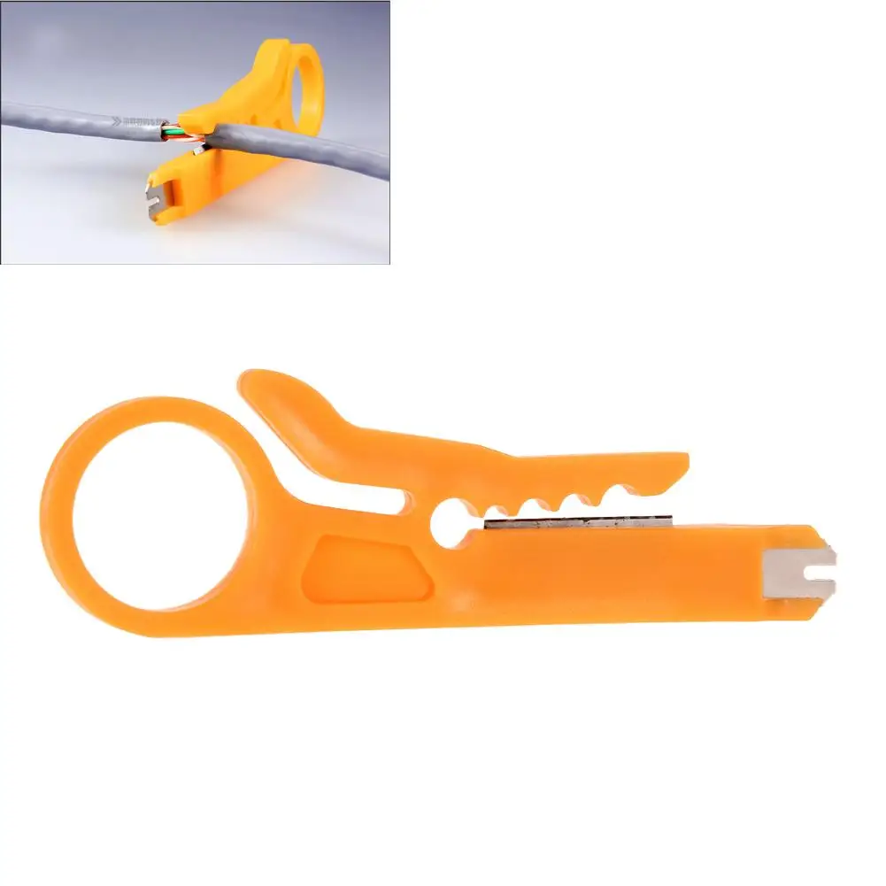 

Portable Wire Stripper Knife Crimper Pliers Crimping Tool Cable Stripping Wire Cutter Multi Tools Cut Line Pocket Multitool New