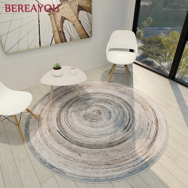 Роскошные ковры круглый ковер для детских игр и Ползания детской гостиной