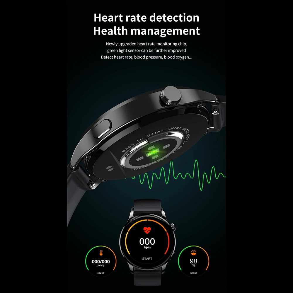 Мужские Смарт часы для фитнеса спортивные IP67 водонепроницаемый браслет Bluetooth