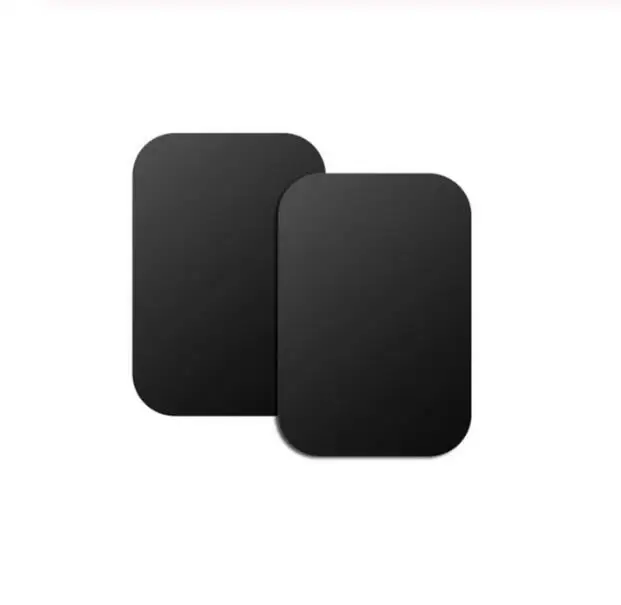 2Square Магнитная металлическая пластина крепление мобильного телефона магнит подставка для грузового автомобиля автомобильный держатель для телефона на магните универсальное железо лист диск 3m Стикеры - Цвет: 2Square