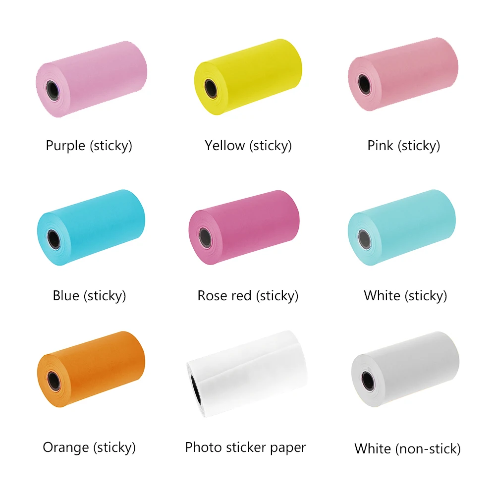Фотобумага на клейкой основе для мини-карманного фотопринтера Paperang P1 P2 57x3 0 мм |