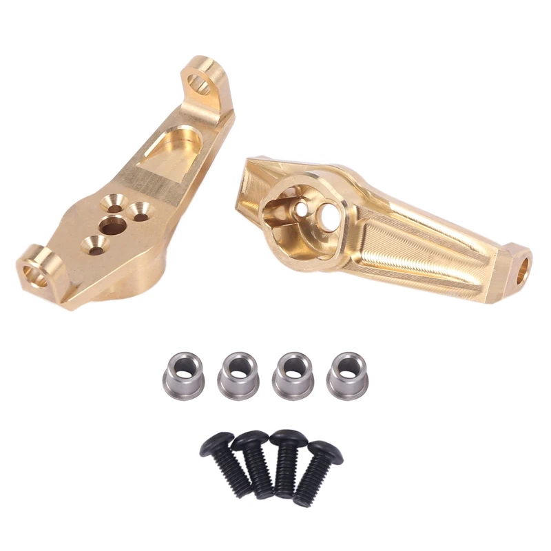 

2 шт. латунь счетчик спереди Кастер блоки портал балка для RC Гусеничный Traxxas TRX4 TRX-4 8232 обновления Запчасти