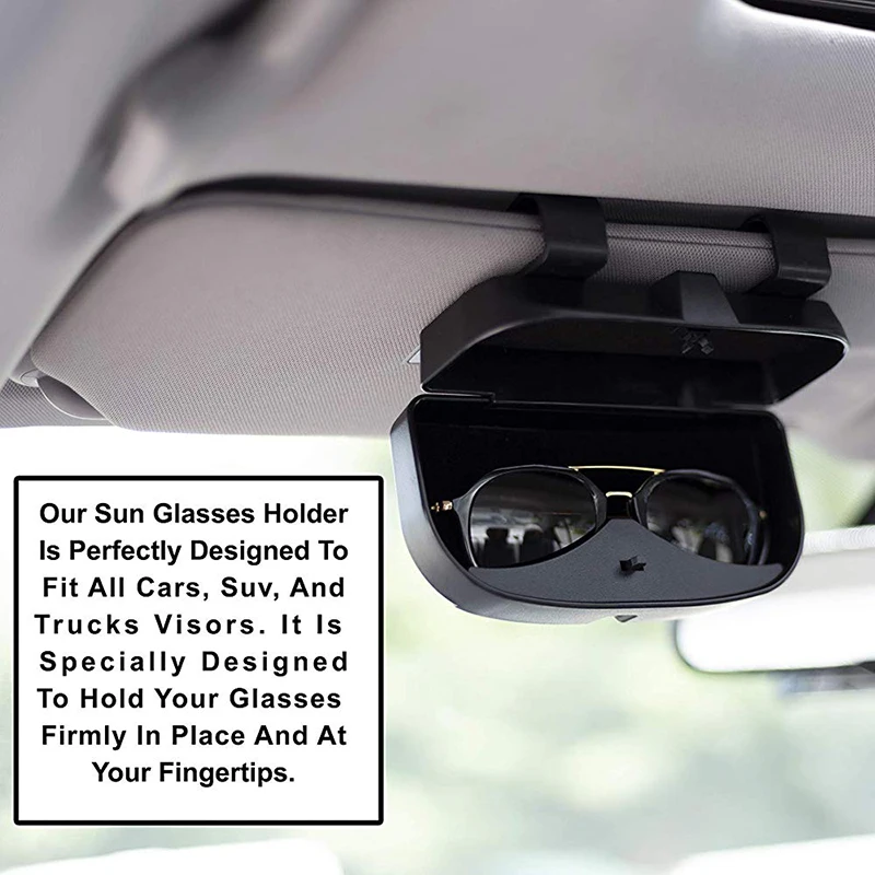 Автомобильный солнцезащитный козырек чехол для солнцезащитных очков держатель