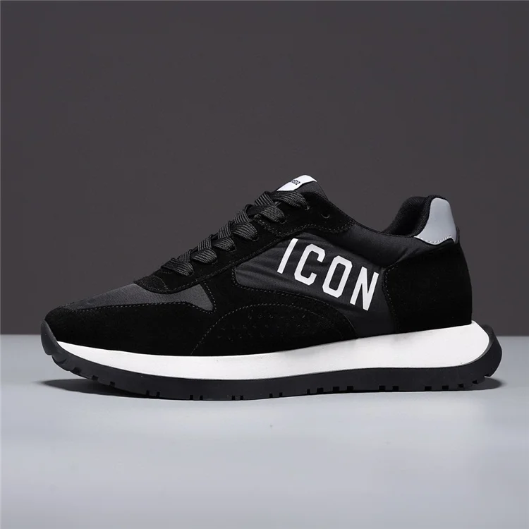 

2022 New Dsquared2 Casual Shoes Men Sneakers Italy Luxury Brand Breathable Sneakers Running ICON Printed Black Shoes Size 38-45