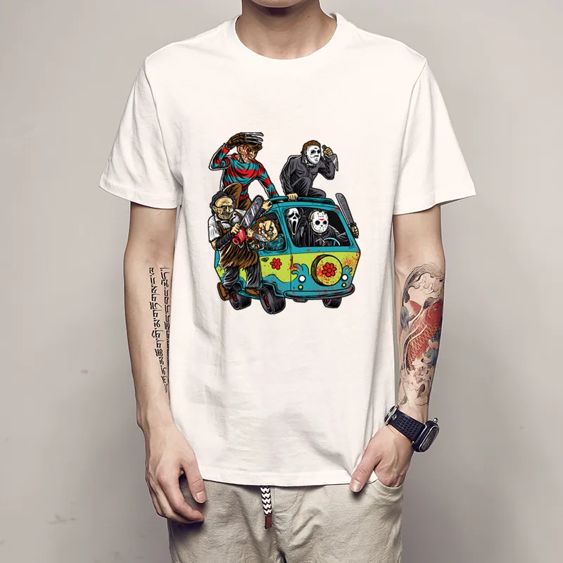 В бойню машины ужас Для мужчин Короткий рукав День благодарения 3d