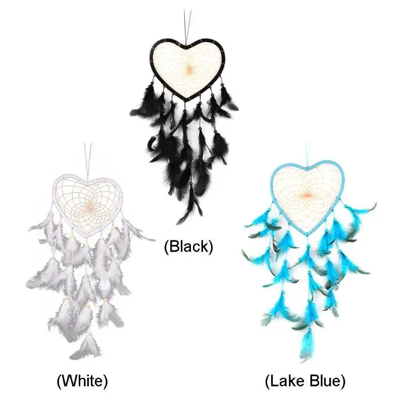 Ловец снов с перьями колокольчик ветром изысканное настенное украшение в форме