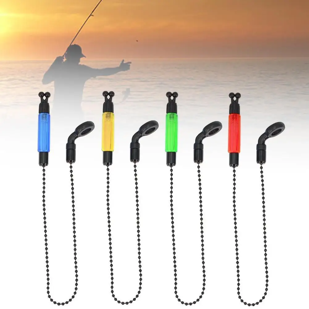 

Durable Carp Fishing Swingers Fishing Bite Indicator Chain Swingers Alarm Fish Illuminated Bite Led Tools Indicator W6S6