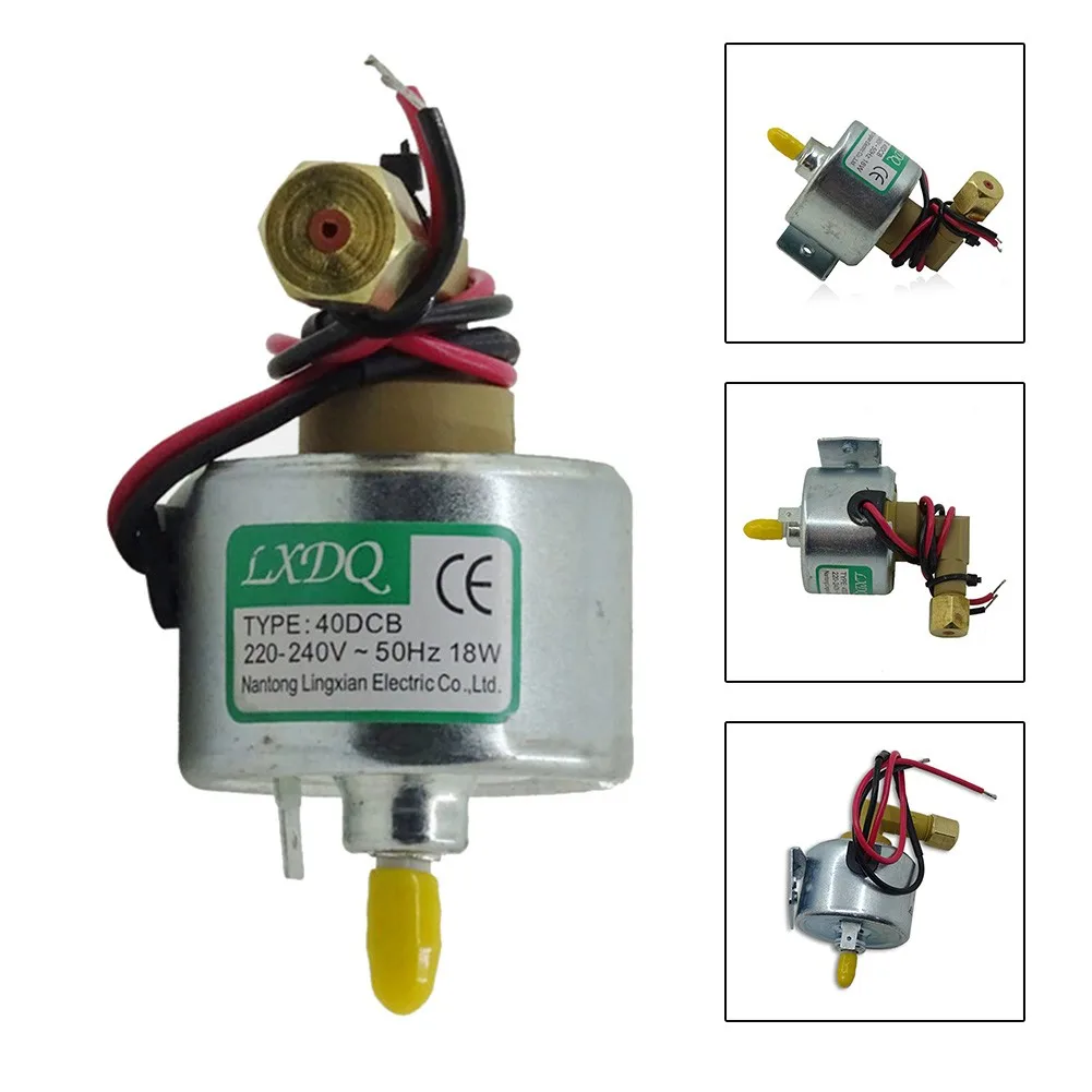 

AC 40DCB 18W Plastic Core Water Pump Water Spray Motor Fogger Parts 400-900W Fog Smoke Machine Oil Pump Electric Instrument Part