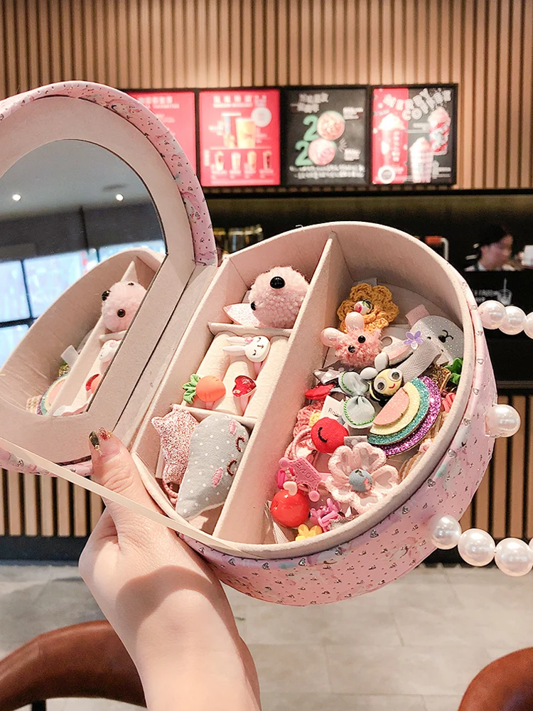 Детские заколки для волос с бантом и кроличьими коронами милые цветные девочек