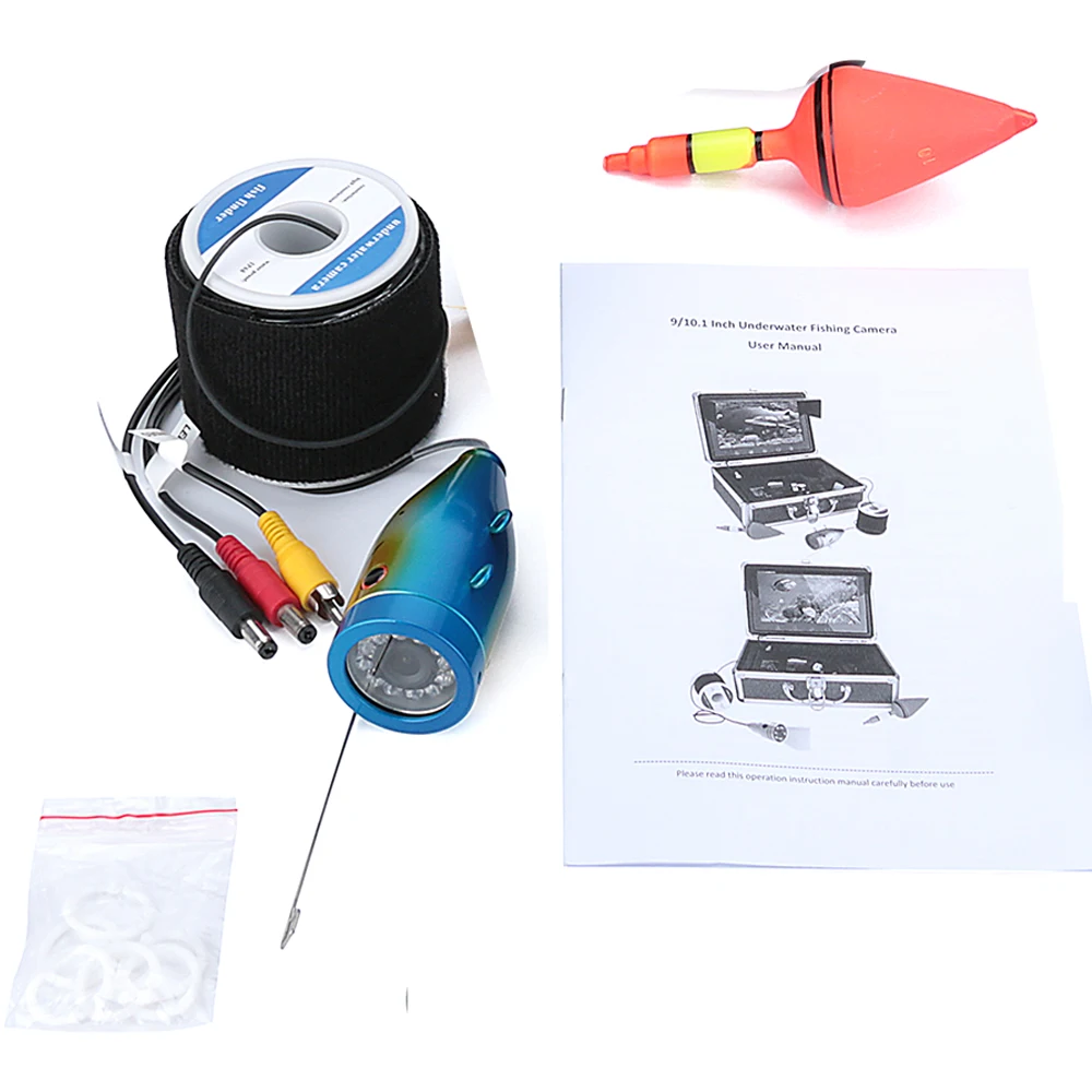 

1000tvl Underwater Fishing Cable Camera with 12 PCS LED Infrared Lamp Lights for Finsh Finder