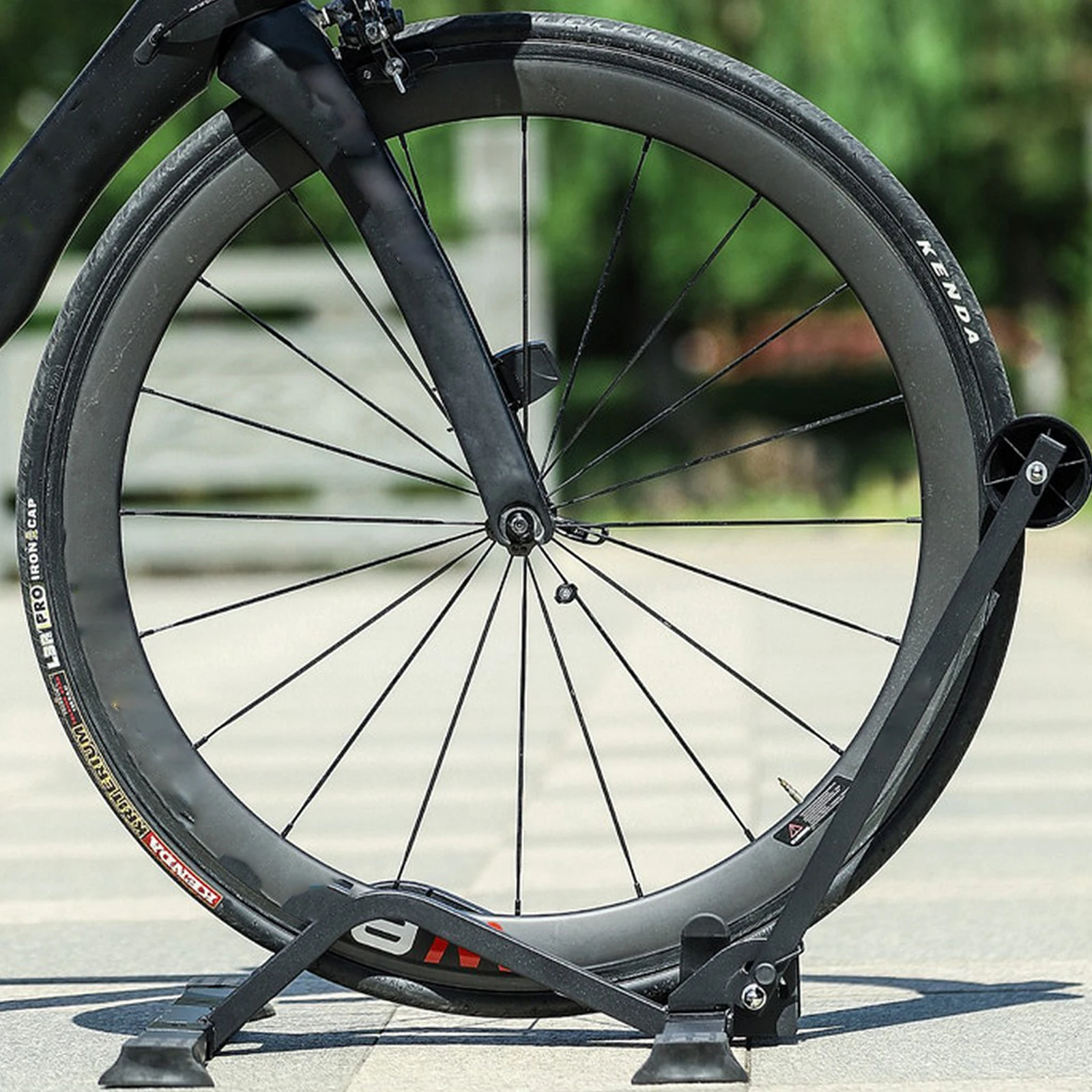 

Bike Parking Rack Portable Twin-pole Mountain Bike Support Frame Bike Display Frame Road Cycling Supplies Bike Stand