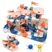 101 404pcs big size marble race run diy maze balls building blocks funnel slide bricks toys for children kids gifts