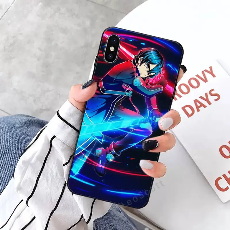 

Sword Art Online Phone Case for iPhone 11 12 pro XS MAX 8 7 6 6S Plus X 2020 XR Mini