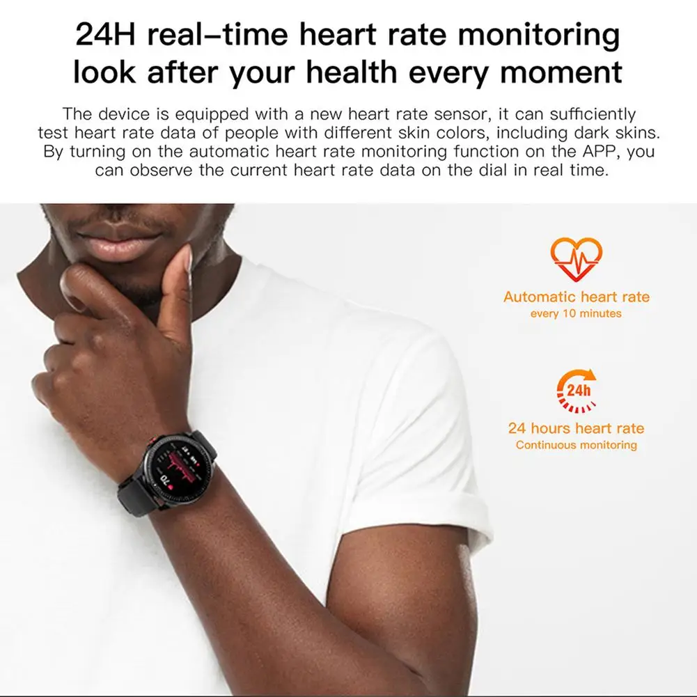 

Smart Watch Waterproof Sports Wristband With Touch Screen For TICWRIS RS Bluetooth Multi-functional Health Smart Watch