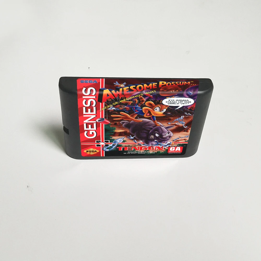 

Потрясающая игровая карта Possum- 16 бит MD для Sega Megadrive Genesis, картридж игровой консоли