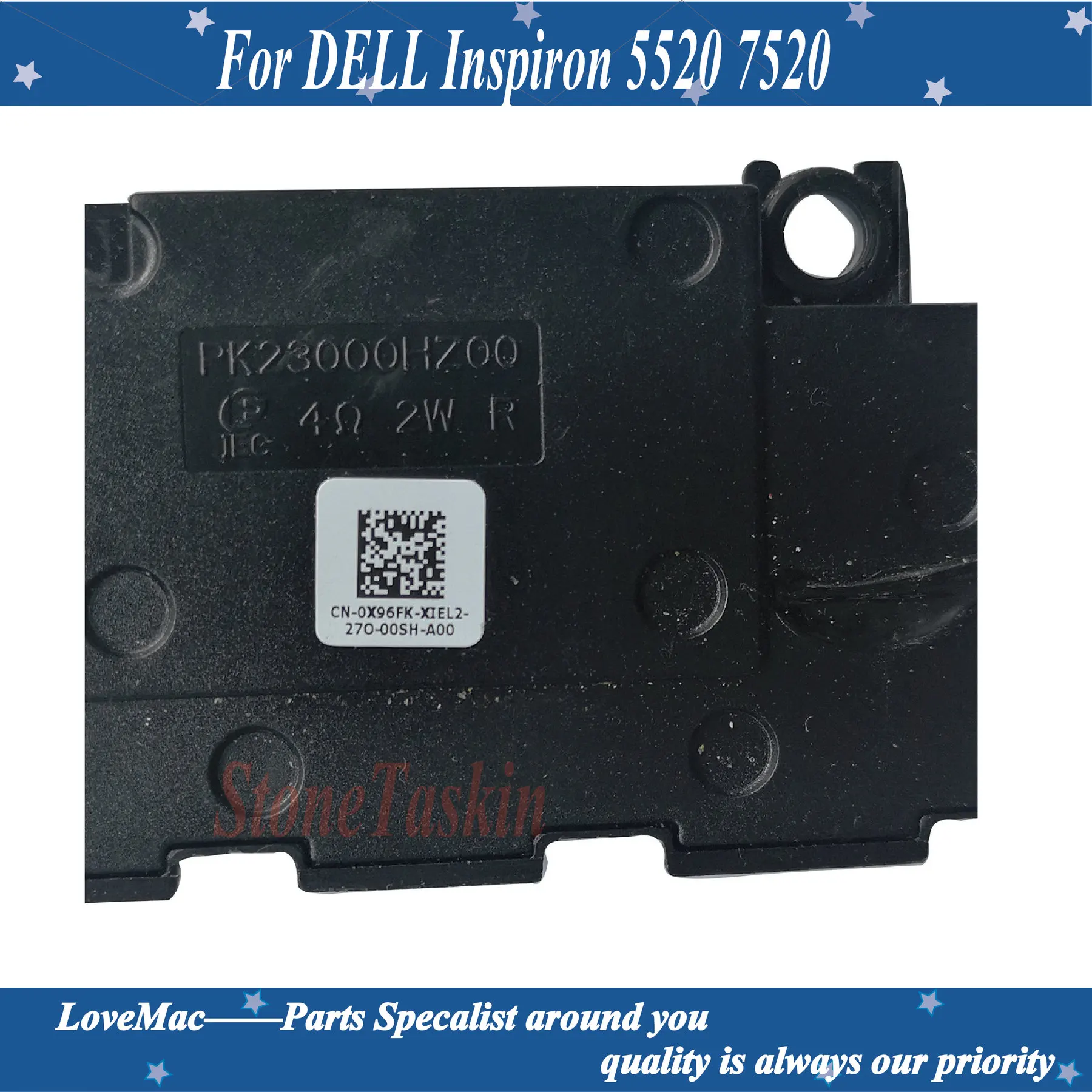 Оригинальный комплект внутренних динамиков для DELL Inspiron 5520 7520 P/N 0X96FK PK23000HZ00 CN-0X96FK