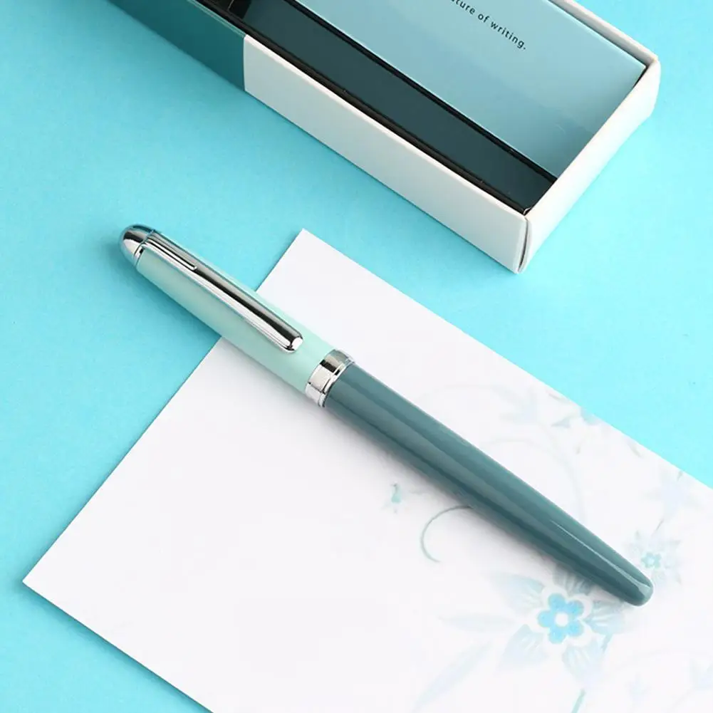 

Molandi Season Color Metal Fountain Pen Fine 0.4mm Stationery Writing Business Supply Nib Writing Set Gift Pens Office Y5T2