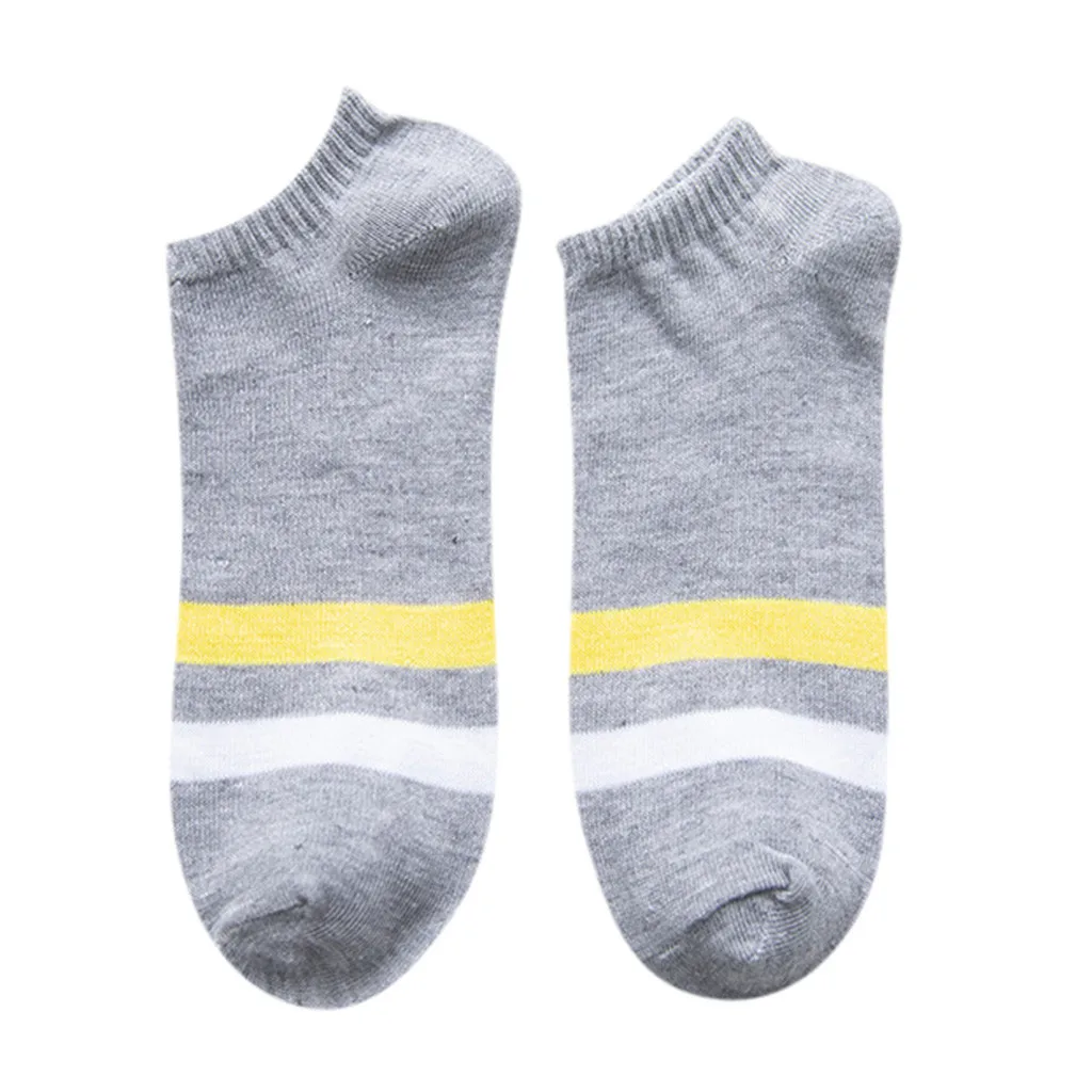 SAGACE/удобные хлопковые тапочки унисекс в полоску Короткие носки Однотонные Сезон