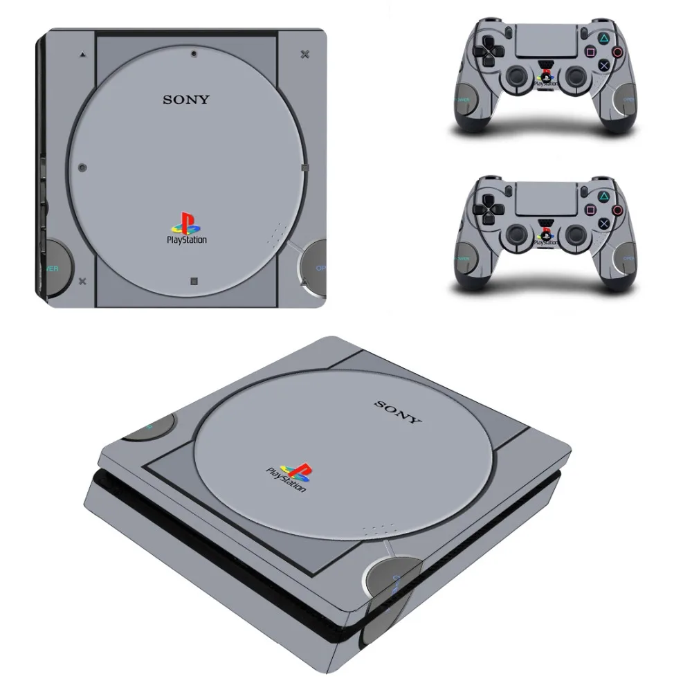 Синяя Ограниченная серия PS4 тонкая кожа Наклейка для playstation 4 консоли и контроллера PS4 Slim Skins
