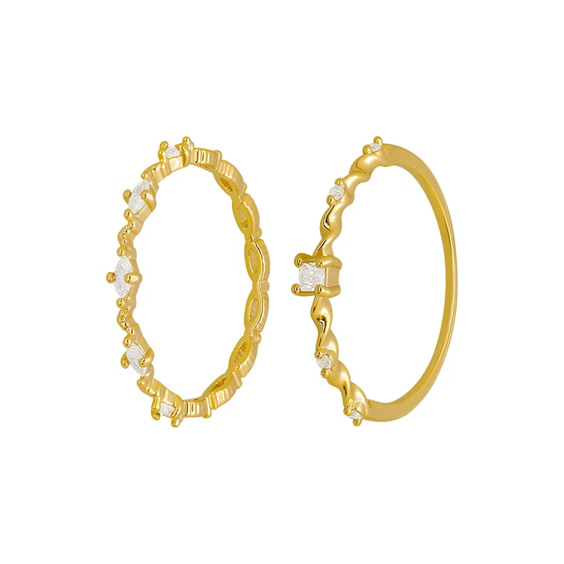 

Simple Gold Rings for Girls Versatile Twist Ring South Korean Women's Jewelry Party Ring Student Best Friend Fashion Ring