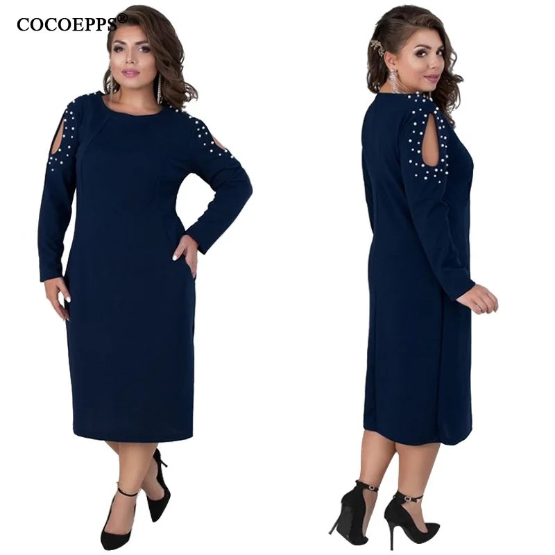 5XL 6XL 2019 женское свободное платье большого размера Весна Плюс Размер летнее