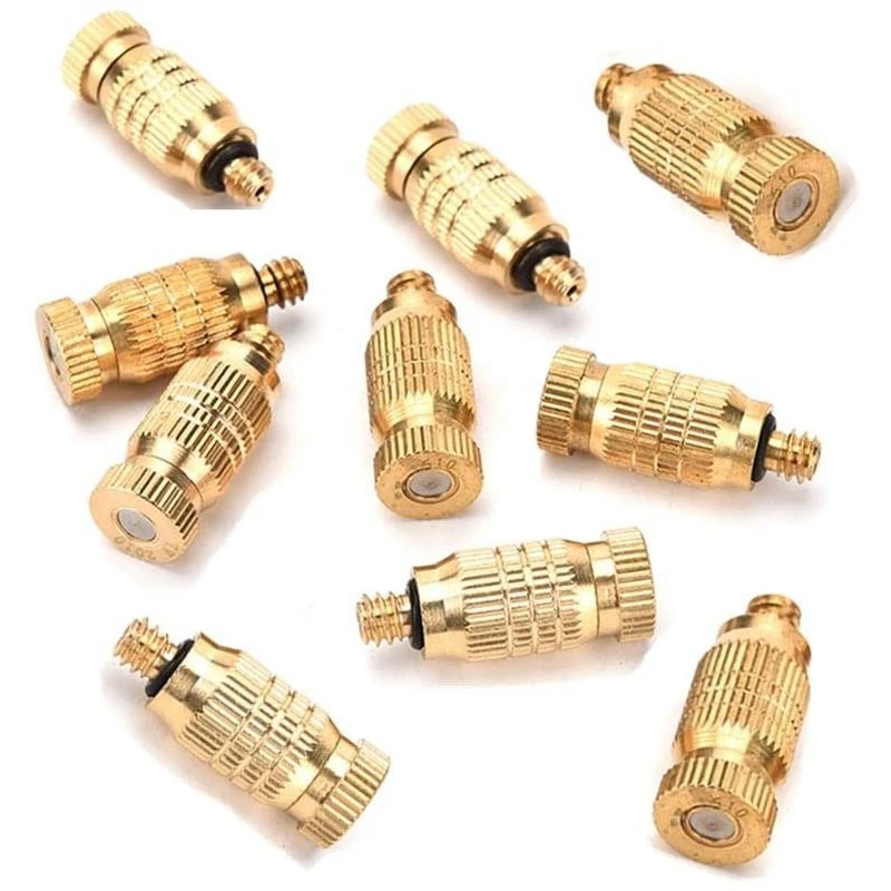 

Air Humidification 20 Packs of 0.2mm Garden High-Pressure Spray Atomizing Nozzles, 0.008 inch Orifice (0.2mm), 3/16 UNC