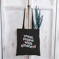 treat people with kindness tees women oversized tshirt letter 2020 fashion print pullovers clothing vintage