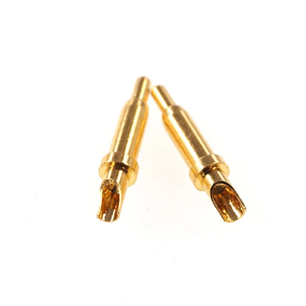 2 шт. провод припоя чашки Pogo контактный разъем высокого тока 3A позолоченный 3 мкм