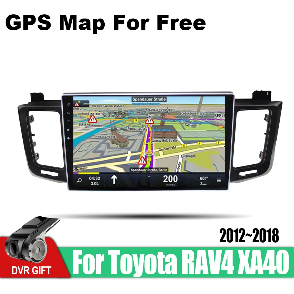 Автомобильный мультимедийный плеер на Android с GPS для Toyota RAV4 XA40 2012 ~ 2018 аксессуары