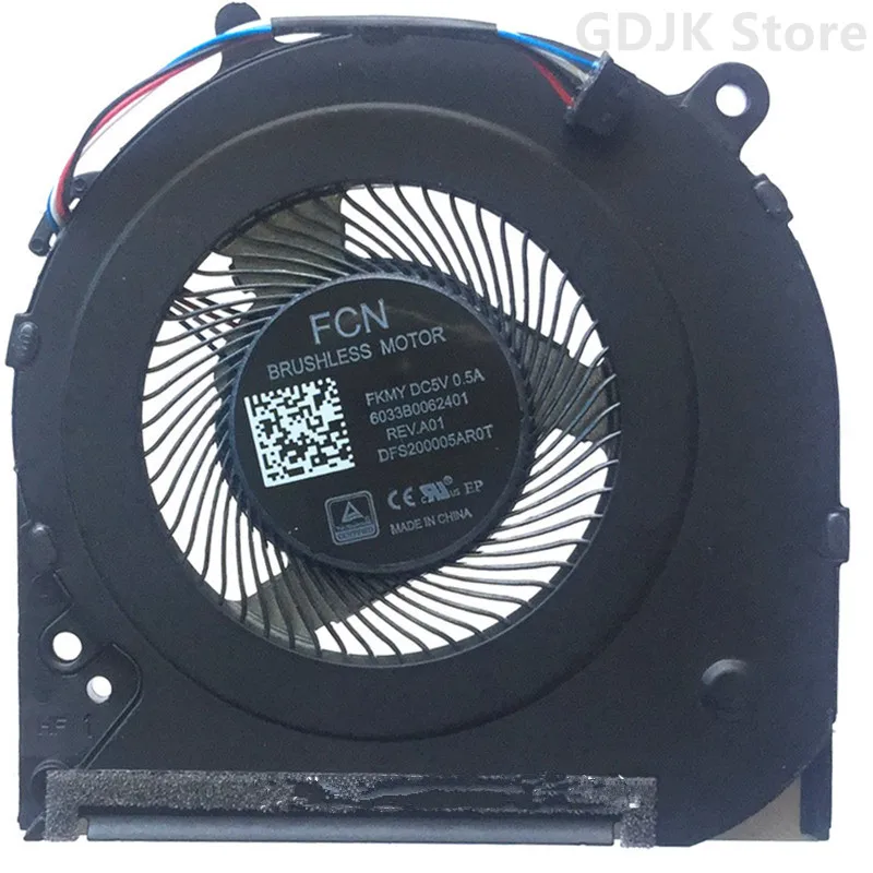 

Новый ЦП охлаждающий вентилятор для HP 14S-DF 14-DK 14-CM 14S-dk 14S-DP TPN-I130/PN-I131 6033B0062401 DFS200005AR0T FKMY радиатор
