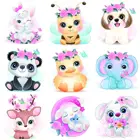 Цифровая картина маслом сделай сам, ручная роспись, наполнение стен, милая животная панда, украшение для гостиной