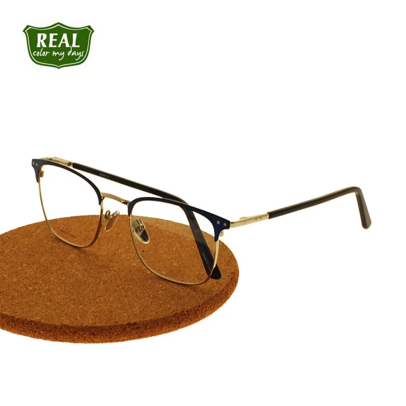 Лидер продаж Мужская металлическая оправа для очков стальная оптическая