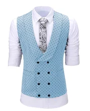 Chaleco informal para hombre, esmoquin rosa para baile de graduación, traje de negocios color Burdeos sólido, 3 piezas (2)