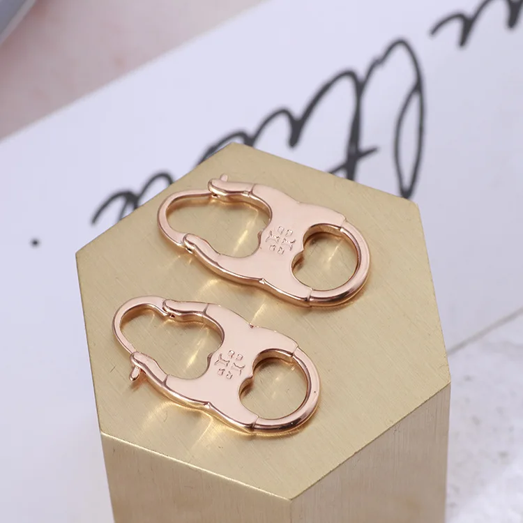 

Европейские и американские простые индивидуальные модные микро-Стандартные повседневные серьги Gemini для девочек